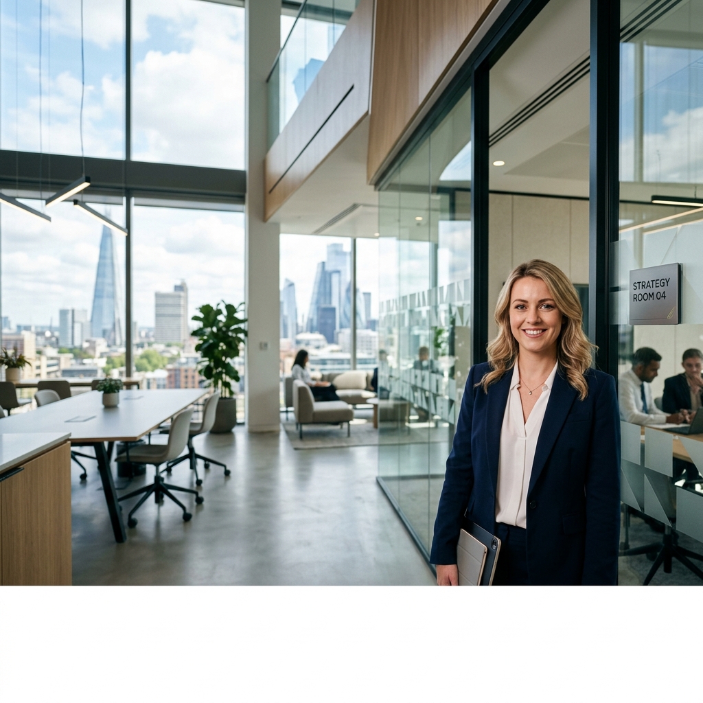 Professional Immigration Consultant in modern office